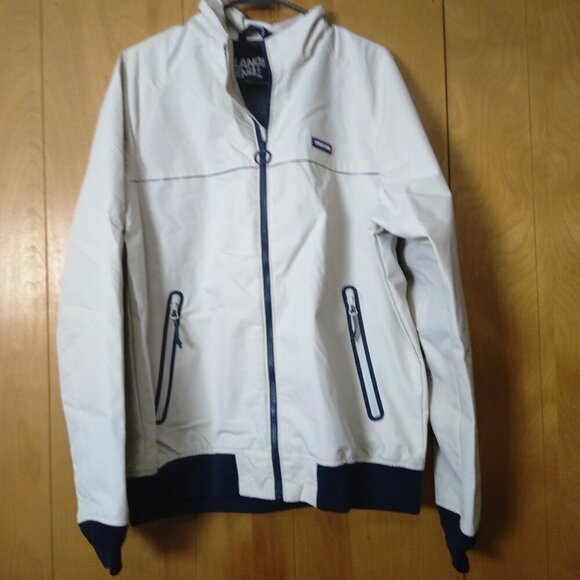 LANDS' END MEN'S M/T 38-40 LONG SLEEVE FULL ZIP JACKET COAT CASUAL - Picture 1 of 4